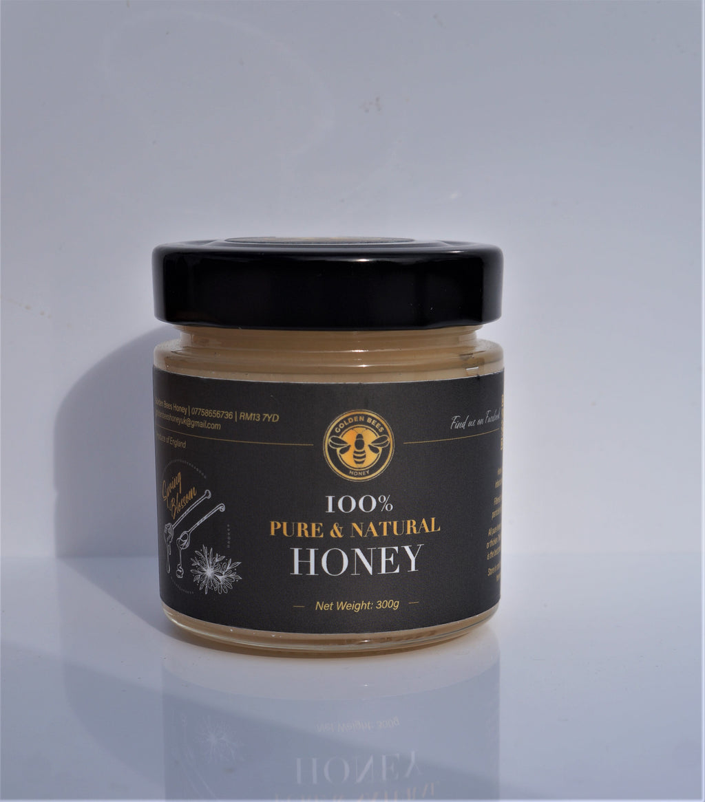 100% Natural & Pure Spring Blossom Honey 300g image 1