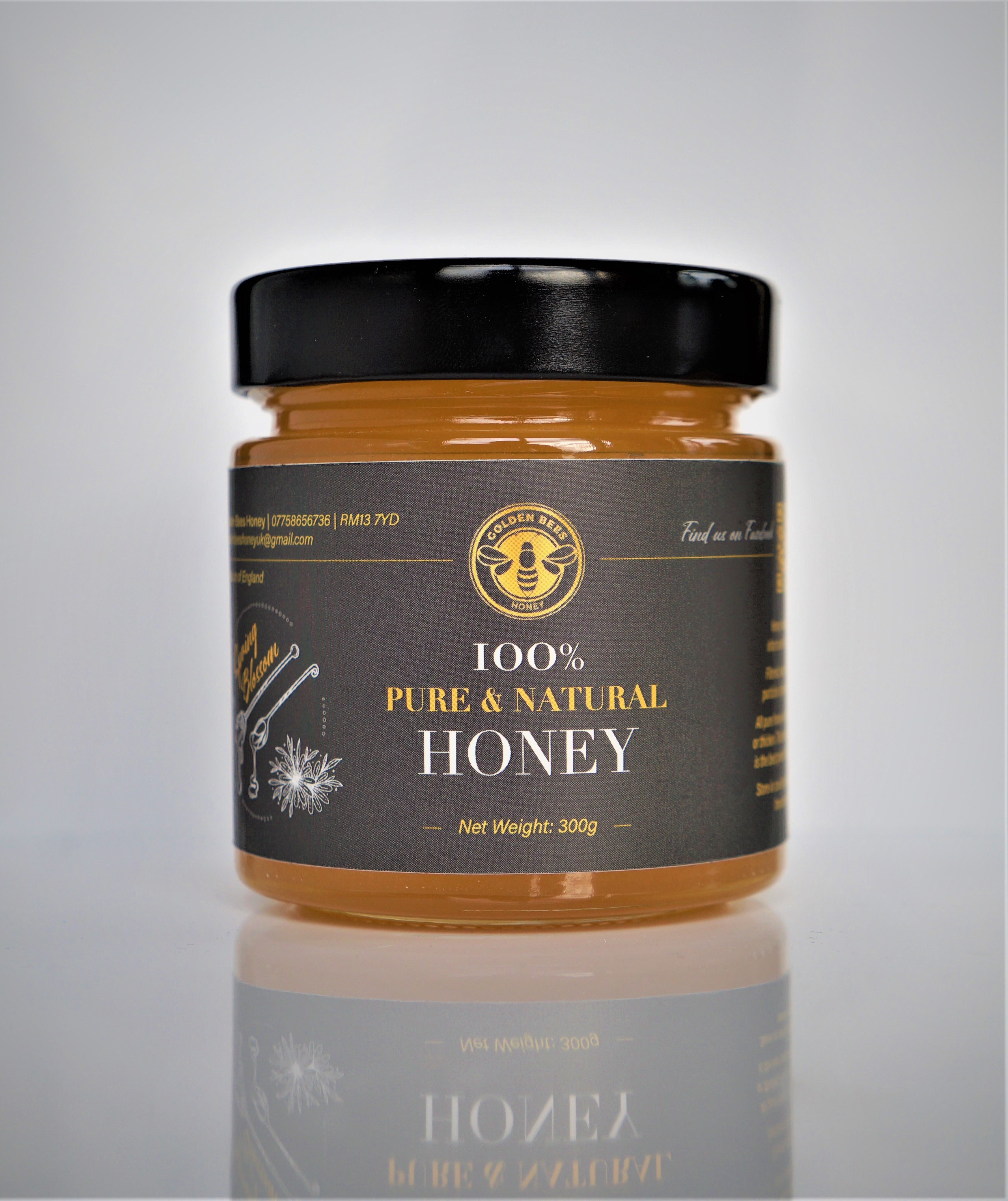100% Natural Summer Honey 300g image 0