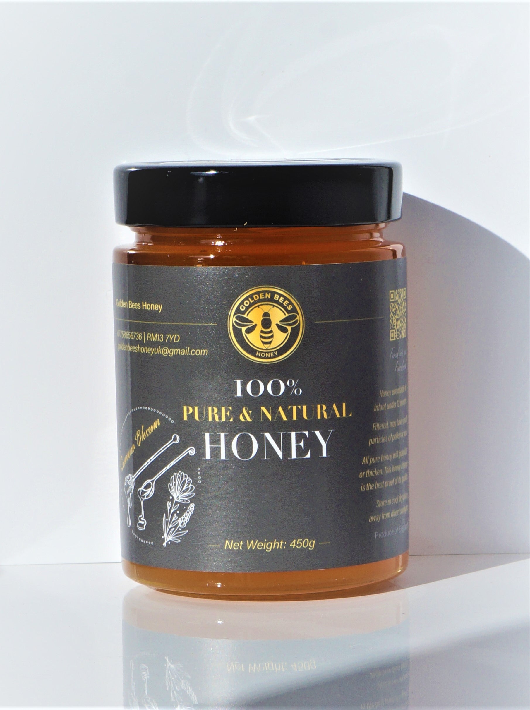 100% Pure & Natural Summer Honey 450g image 0