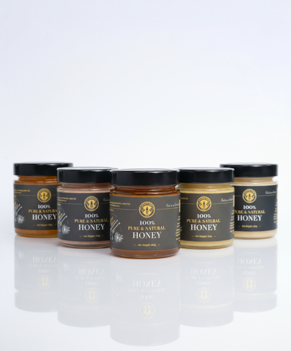 Standardized honey product images - Batch 2